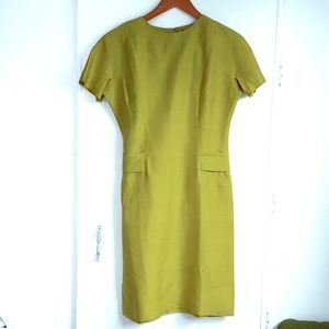 Vintage 1950s Taffeta Mod Dress